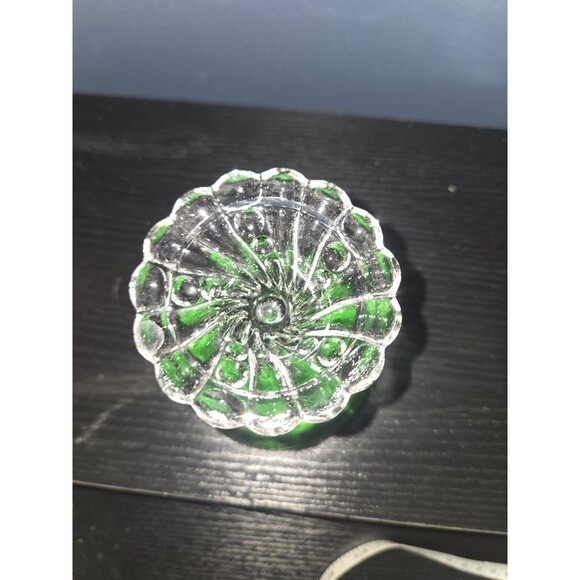 Anchor Hocking BURPLE Forest Green Cocktail Bar Stems Set Of 3 Glass Vtg 50s MCM - Picture 5 of 9